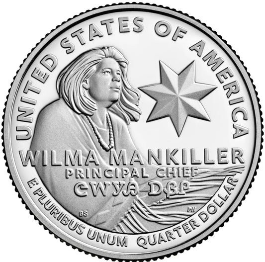 2022-P Brilliant Uncirculated American Women Wilma Mankiller Quarter