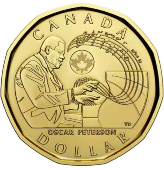 2022 $1 Celebrating Oscar Peterson Uncolourized Special Wrap Roll