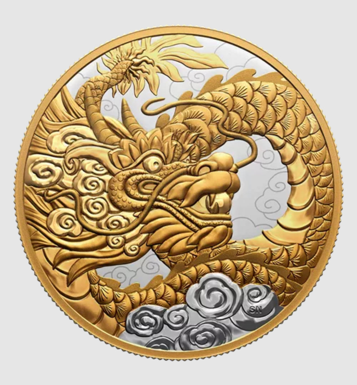 5 oz. Pure Silver Coin – Heavenly Dragon