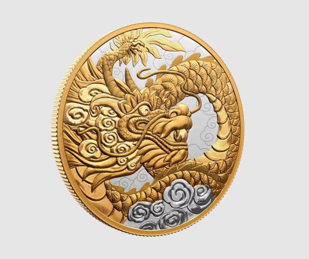 5 oz. Pure Silver Coin – Heavenly Dragon