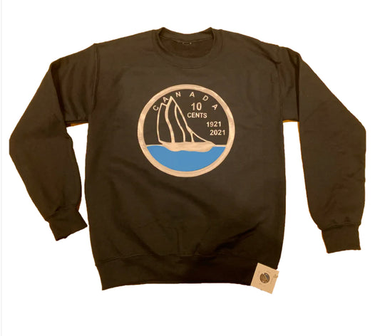 Crew Neck 2021 Bluenose Schooner 100th Canada Special Designs 10 cents